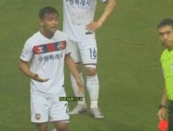 Manajer Suwon FC Soroti Debut Pratama Arhan yang Ternoda Kartu Merah