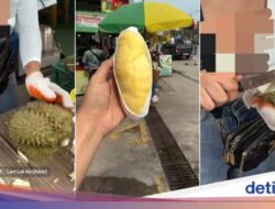 Jago Belah Duren! Penjual Seksi Ini Bersama Sebab Itu Sorotan Warganet