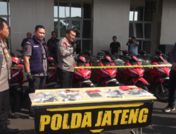 Polisi Sibak Ribuan Kendaraan Bermotor Roda Dua Cicilan Belum Lunas Diselundupkan Di Vietnam