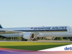 Singapore Airlines Hentikan Layanan Makanan Di Tanda Sabuk Pengaman Menyala