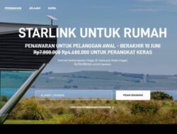 Starlink Terbaru Beroperasi Sudah Konflik Bersenjata Harga, Beri Diskon 40 Persen!