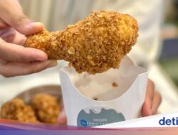 Begini Sensasi Makan Es Krim Ayam Goreng yang Manis Legit