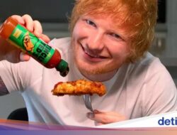 Berat Badan Ed Sheeran Naik 25 Kg Gegara Makan Chicken Wings 1,5 Tahun