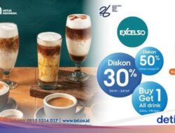 Ngopi Cantik Pakai BRI Di Excelso, Bisa Dapat Promo hingga 50% Loh!