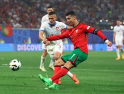 Ronaldo Mandul, Portugal Susah Payah Bekuk Republik Ceko