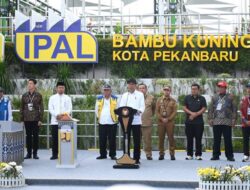 Jokowi Resmikan Pengelolaan Air Limbah Domestik Terpadu Ke Riau Senilai Rp902 Miliar