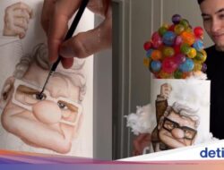 Keren! Baker Ini Bikin Kue Tema Sinema ‘Up’ Ditonton 148 Juta Kali