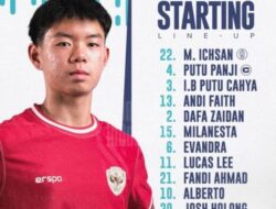 Lucas Raphael Lee Takjub Rasakan Atmosfer Penggemar Timnasional Indonesia U-16