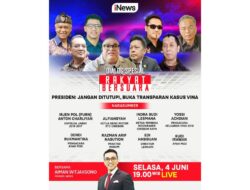 Jangan Ditutupi, Buka Transparan Peristiwa Pidana Vina Bersama Aiman Witjaksono dan Narasumber Kredibel, Live Hanya Hingga iNews