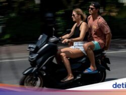 Bali ‘Dijajah’ Turis Asing, Ini Kata Pengusaha Sewa Kendaraan Bermotor Roda Dua