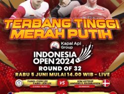 MNCTV Tayangkan 3 Kejuaraan Putaran 32 Besar Indonesia Open 2024