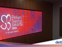Sambut HUT DKI Di-497, Ada Pekan Sastra Jakarta 2024 yang Keren