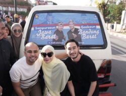 Raffi Ahmad dan Jeje Govinda Naik Angkot Temui Warga Bandung Barat, Siap Maju Pemilihan Kepal Adaerah 2024?