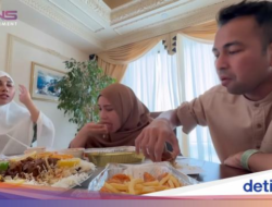 Raffi Nagita Naik Haji, Menikmati Nasi Biryani Lauk Daging Unta