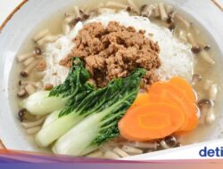 Resep Bihun Siram Ayam dan Jamur, Sajian Komplet Mengenyangkan