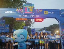 Sukses Digelar, PLN Mobile Color Run 2024 Diikuti 1.500 Pelari