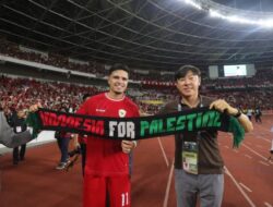 Timnasional Indonesia vs Irak Berakhir, Shin Tae-yong dan Ragnar Oratmangoen Beri Dukung Di Warga Palestina