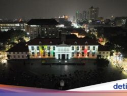 Kala Video Mapping Di Museum Fatahillah Bikin Traveler Terhenyak
