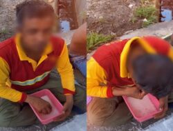 Viral! Pria Ini Rela Makan Nasi Di Kuah Air Putih Untuk Menghemat Uang Untuk Keluarga