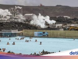 Blue Lagoon Buka Lagi, Latarnya Pemandangan Kawah Meletus