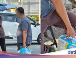 Wow! Pria Ini Jalan Kaki 19 Km Untuk Dapat Konsumsi Gratis Bagi Anaknya