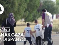 Momen 15 Anak Gaza Tiba Hingga Spanyol Untuk Perawatan Medis Medis