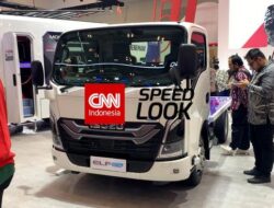 Truk Gendong Baterai Isuzu Elf EV Melantai Hingga GIIAS 2024