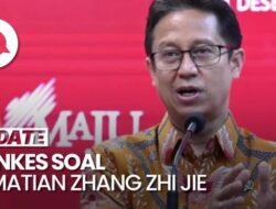 Menkes Bicara Kematian Zhang Zhi Jie: Jika Ditangani Cepat, Dia Survive