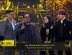 ‘Aku Mencintaimu Lantaran Allah’ Raih Trofi Langkah Prime Time Drama Terpopuler ITA 2024