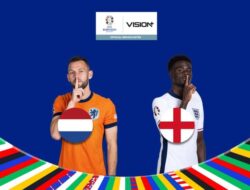 Belanda vs Inggris Berebut Tiket Final EURO 2024, Nonton Live Pemutaran Online Ke Vision+