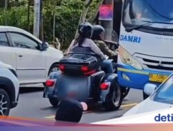 Lawan Arus dan Bentak Sopir Kendaraan Angkutan Umum DAMRI