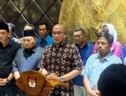 Dipecat Bersama Ketua Penyelenggara Pencoblosan Suara, Hasyim Asy’ari Minta Maaf Hingga Jurnalis