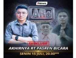 Eksklusif Ke iNews! RT Pasren Bicara Peristiwa Pidana Merenggut Nyawa Vina Cirebon, Saksikan Ke AB+ bersama Abraham Silaban Pukul 20.00 WIB