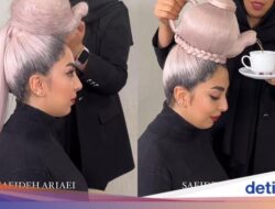 Wow! Penata Rambut Ini Bikin Sanggul Gaya Teko Teh yang Unik