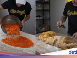 Gokil! Pria Ini Bikin Pasta Bersama 255 Butir Kuning Telur