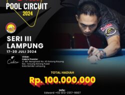 Lampung Bersama Sebab Itu Tuan Tempattinggal Imbang Ketiga POBSI Pool Circuit 2024