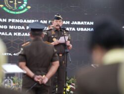 Lantik 4 Kajati, Jaksa Agung Pastikan Penegakan Hukum Proporsional