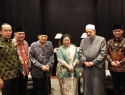 Megawati Bahas Permasalahan Kedamaian Dunia Di Bertemu Imam Besar Al Azhar