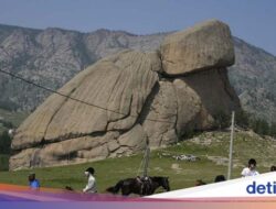 Melihat Turtle Rock, Batu Menyerupai Kura-kura Ke Mongolia