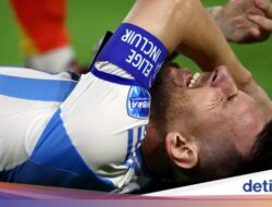 Messi Nangis Hingga Final Copa Amerika, Kerusakan Pergelangan Kaki Bersama Sebab Itu Sorotan