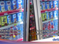 Minimarket Ini Taruh Susu UHT 1 Liter Ke Kulkas Usai Insiden Ibu-ibu Ngamuk