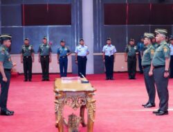 Panglima TNI Pimpin Sertijab, Mayjen Rudy Rachmat Nugraha Resmi Jabat Asintel