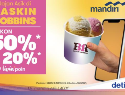 Serbu Yuk! Es Krim Baskin Robbins Diskon 50% Pakai Mandiri