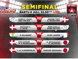 Saksikan Semifinal Canada Open 2024 Malam Ini, Live Eksklusif Ke iNews