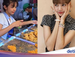 Salfok! Wanita Penjual Ayam Goreng Ini Mirip Lisa BLACKPINK