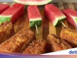 Aneh Banget! Ada Semangka Goreng Tepung Mirip Ayam Kentucky