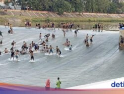 Diingatkan Bahaya Surfing Di Bendung Simongan, Warga Bentak Anggota TNI