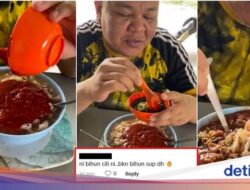 Tuang Semangkuk Sambal Hingga Untuk Sup, Pria Ini Langsung Viral