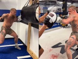 Viral! Video Pelatihan Jake Paul Robek Samsak, Terlihat Ganas Jelang Lawan Mike Perry