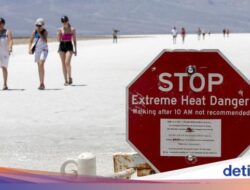 Turis Terpanggang Kepanasan Di Death Valley, Dilarikan Hingga RS